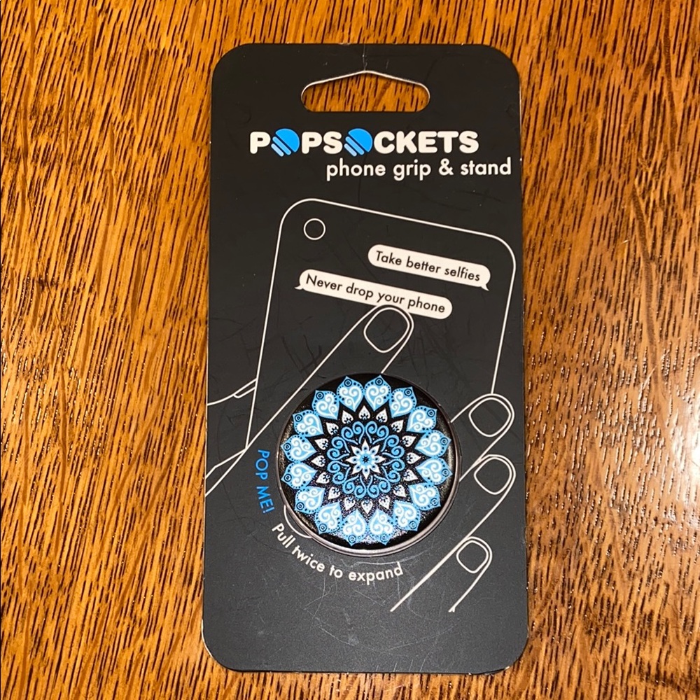 PopSocket Blue Mandala Phone Grip & Stand